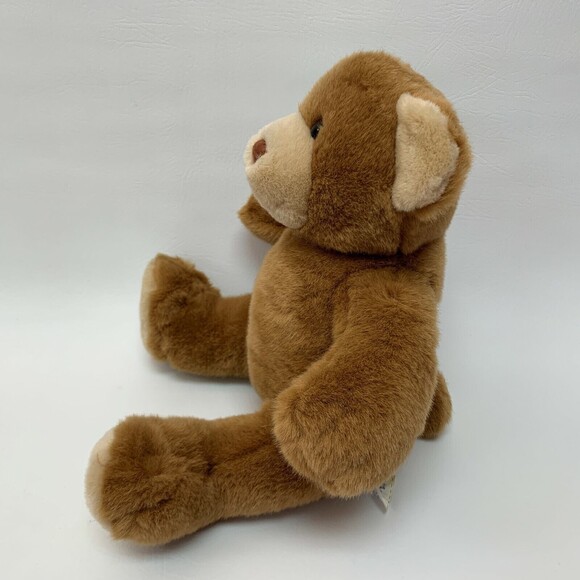 Build a Bear Workshop BABW Brown Teddy Bear Plush Stuffed 12" high Sitting Down - Picture 3 of 7